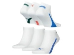 PUMA UNISEX LIFESTYLE QUARTER 6-PACK ECOM 701224211-001 WHITE COMBO