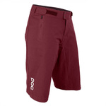 POC 52761-1121 RESISTANCE ENDURO LT WO SHORTS CARBON BORDO