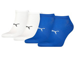 PUMA UNISEX SPORT LIGHT QUARTER 4-PACK ECOM 701220473-002 BLUE/WHITE