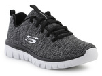 Skechers Graceful Twisted Fortune 12614-BKW Black/White